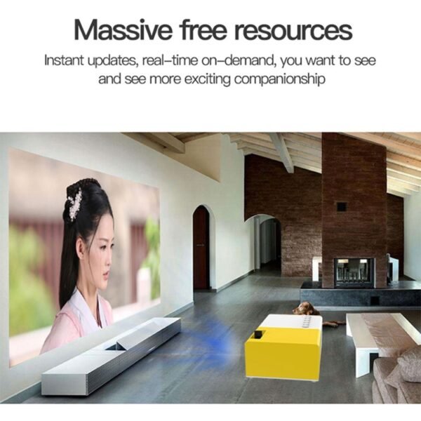 J9 1920x1080P 15 ANSI Portable Home Theater Mini LED HD Digital Projector, Basic Version,, EU Plug, US Plug, UK Plug, AU Plug - Image 14