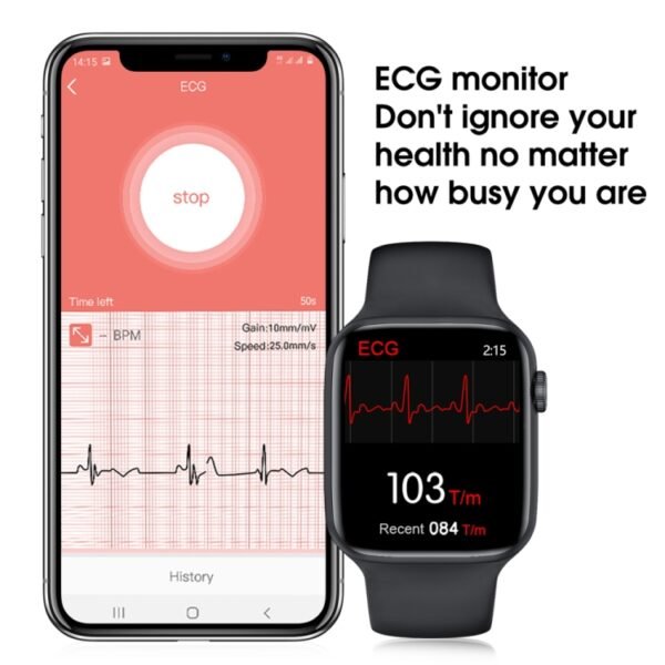 W46 1.75 inch IPS Color Screen IP68 Waterproof Smart Watch, Support Sleep Monitor / Heart Rate Monitor / Blood Pressure Monitoring, W46 - Image 11