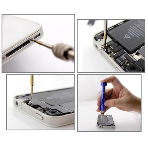 Appropriative Professional Screwdriver Repair Open Tool Kit with Leather Handbag For iPhone 7 & 7 Plus - Image 10
