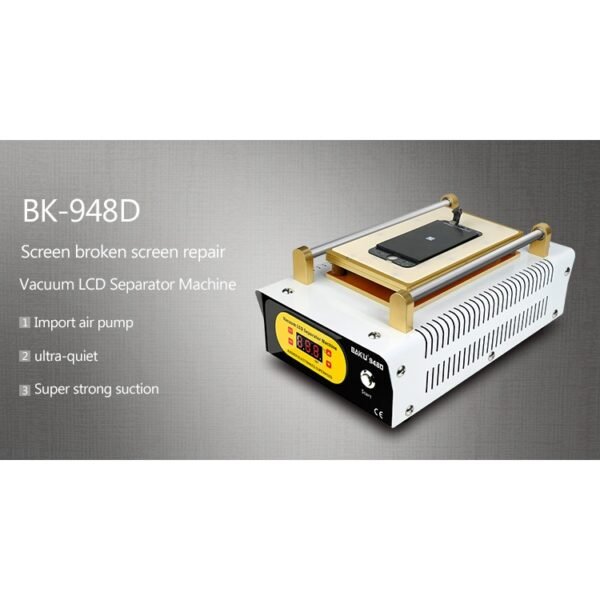 BAKU BK-948D 500W Vacuum Anti-static LCD Touch Panel Separator Machine, AC 110V - Image 6