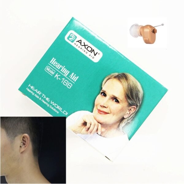 AXON K-188 Mini In Ear Sound Amplifier Adjustable Tone Hearing Aid - Image 5