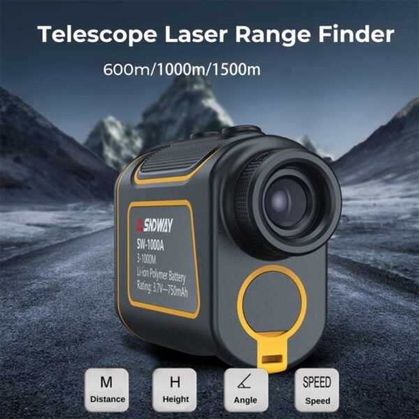 SNDWAY SW1500A Handheld Outdoor Waterproof Telescope Range Finder Distance Measurer, 1500m - Image 3