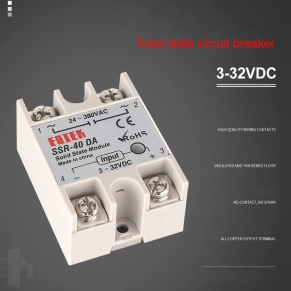 2700W REX-C100 Thermostat + Heat Sink + Thermocouple + SSR-25 DA Solid State Module Intelligent Temperature Control Kit - Image 8