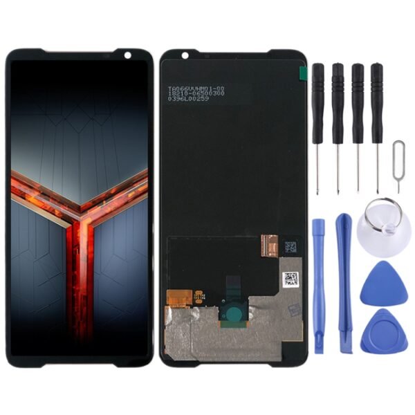 AMOLED Material LCD Screen and Digitizer Full Assembly for Asus ROG...