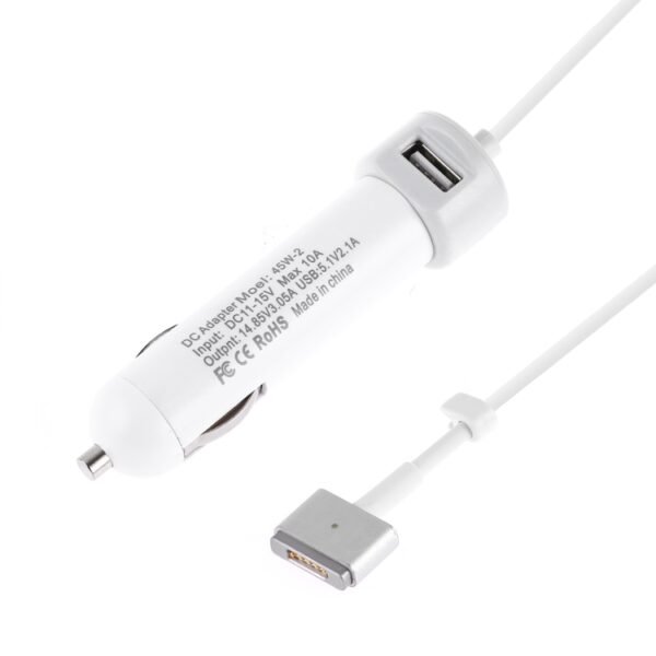 45W-2 5.1V 2.1A USB Interface Car Charger with 14.85V 3.05A T MagSa... - Image 2