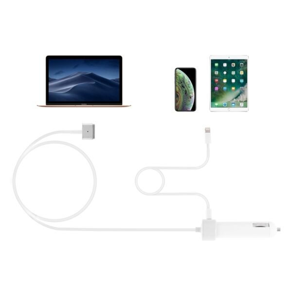 45W-2 5.1V 2.1A USB Interface Car Charger with 14.85V 3.05A T MagSa... - Image 5
