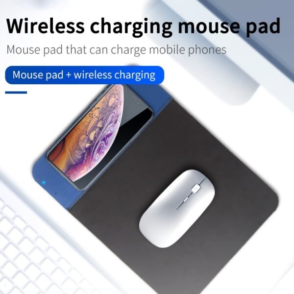 OJD-36 QI Standard 10W Lighting Wireless Charger Rubber Mouse Pad, Size: 26.2 x 19.8 x 0.65cm - Image 5