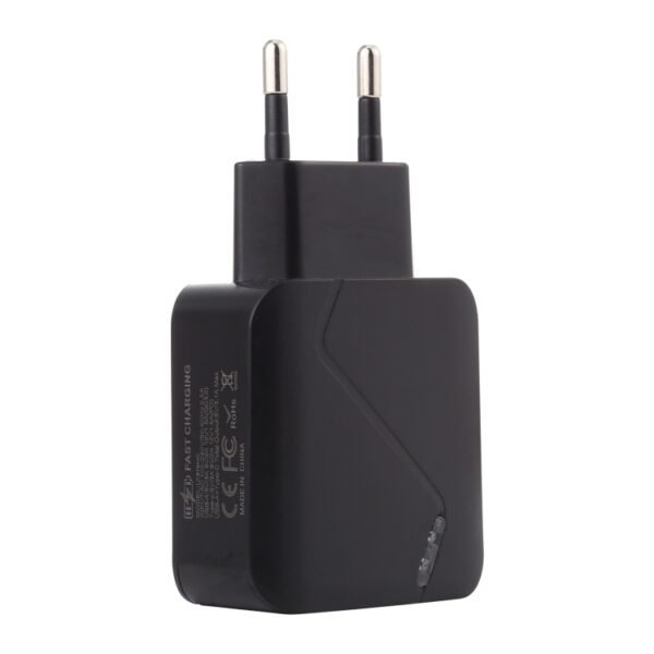 LZ-819A+C QC3.0 USB + PD 18W USB-C / Type-C Interfaces Travel Charg... - Image 2