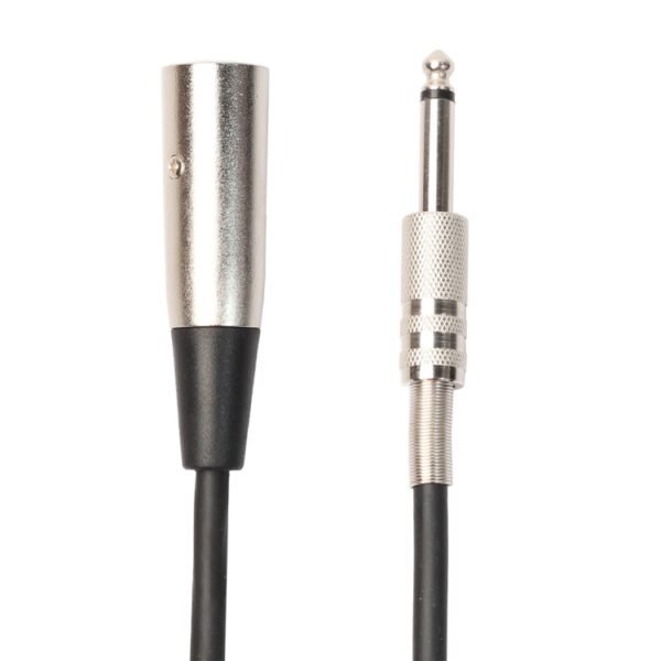 3-Pin Male to 1/4 inch (6.35mm) Mono Shielded Microphone Audio Cord... - Image 3