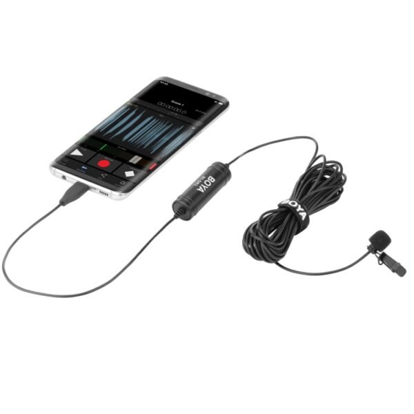 BOYA BY-DM2 USB-C / Type-C Broadcast Lavalier Condenser Microphone ... - Image 7