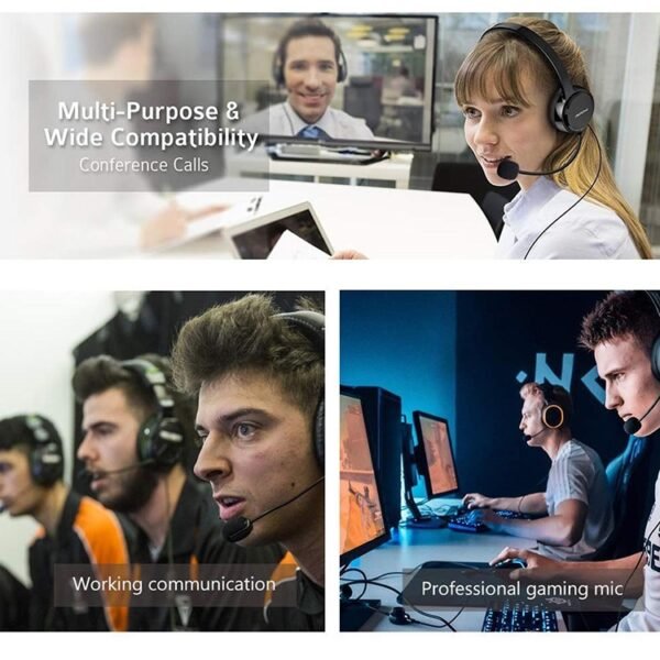 ZJ033MR-03 15.5cm 4 Level Pin 3.5mm Angle Head Plug Gaming Headset Sound Card Live Microphone - Image 6
