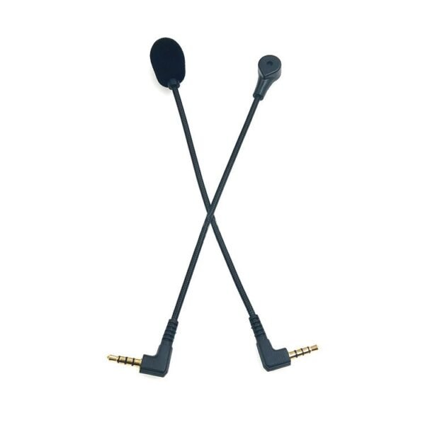 ZJ033MR-03 17cm 4 Level Pin 3.5mm Angle Head Plug Gaming Headset Sound Card Live Microphone - Image 2