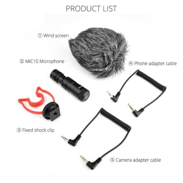 YELANGU MIC10 YLG9920A Professional Interview Condenser Video Shotg... - Image 16