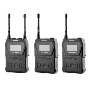 YELANGU YLG9929B MX4 Dual-Channel 100CH UHF Wireless Microphone Sys...