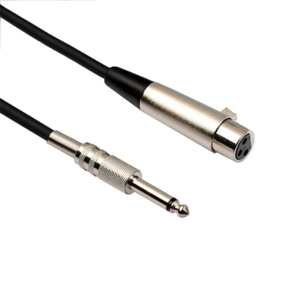 1.8m XLR 3-Pin Female to 1/4 inch (6.35mm) Mono Shielded Microphone... - Image 2