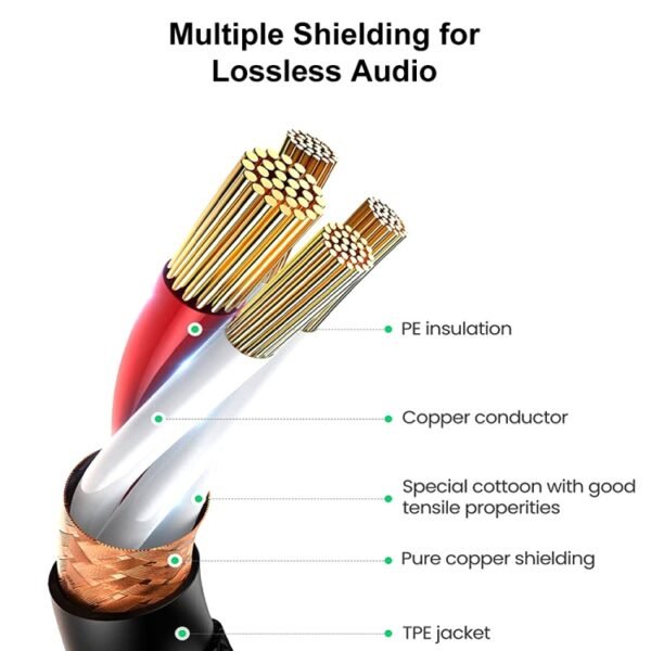 1.8m XLR 3-Pin Female to 1/4 inch (6.35mm) Mono Shielded Microphone... - Image 4