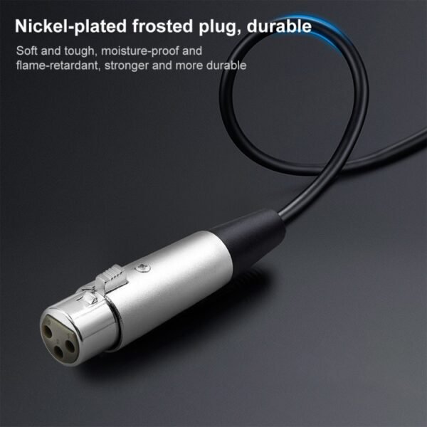 1.8m XLR 3-Pin Female to 1/4 inch (6.35mm) Mono Shielded Microphone... - Image 5