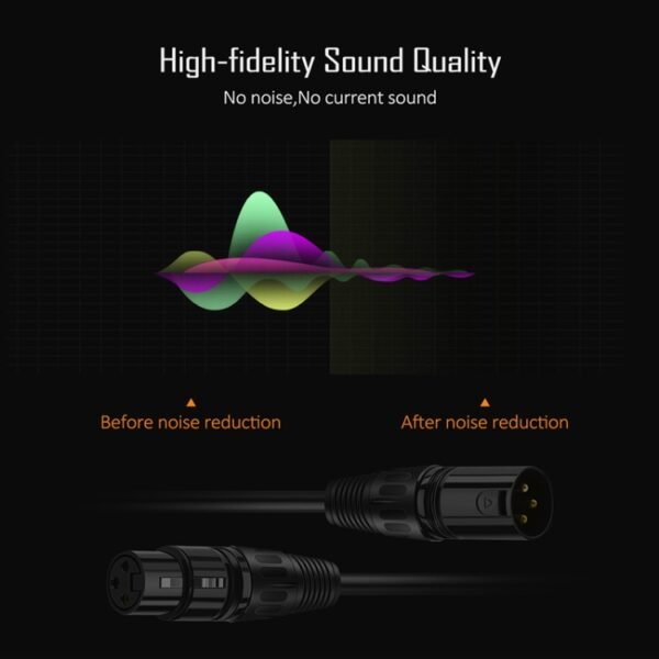 10m 3-Pin XLR Male to XLR Female MIC Shielded Cable Microphone Audio Cord - Image 6