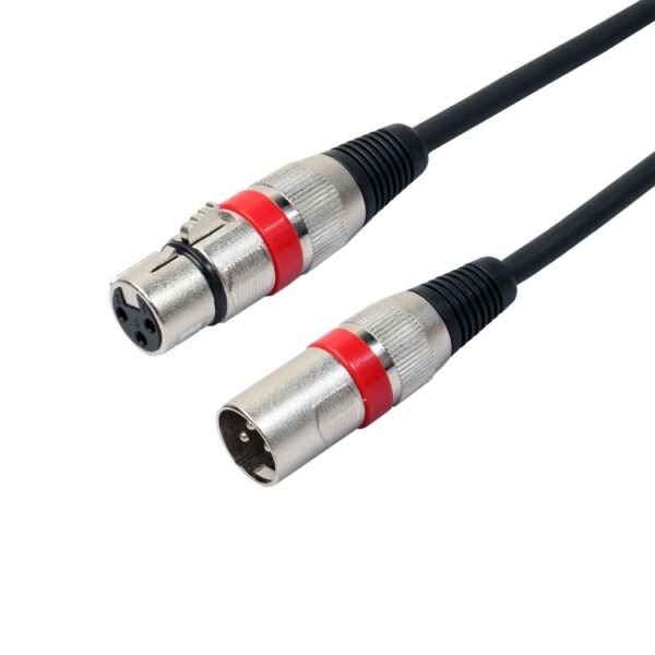 1m 3-Pin XLR Male to XLR Female MIC Shielded Cable Microphone Audio... - Image 2