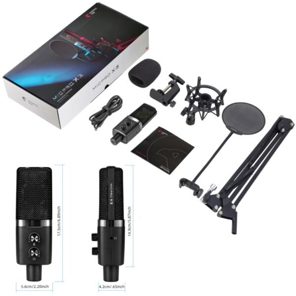Yanmai X3 USB Recording Microphone Kit - Image 4