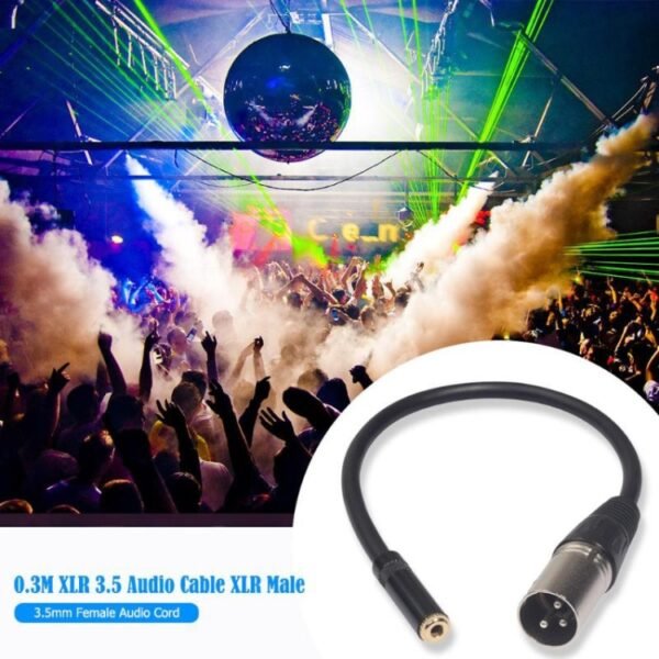 TC227K18-03 3.5mm Female to XLR Female Audio Cable, Length: 0.3m - Image 6