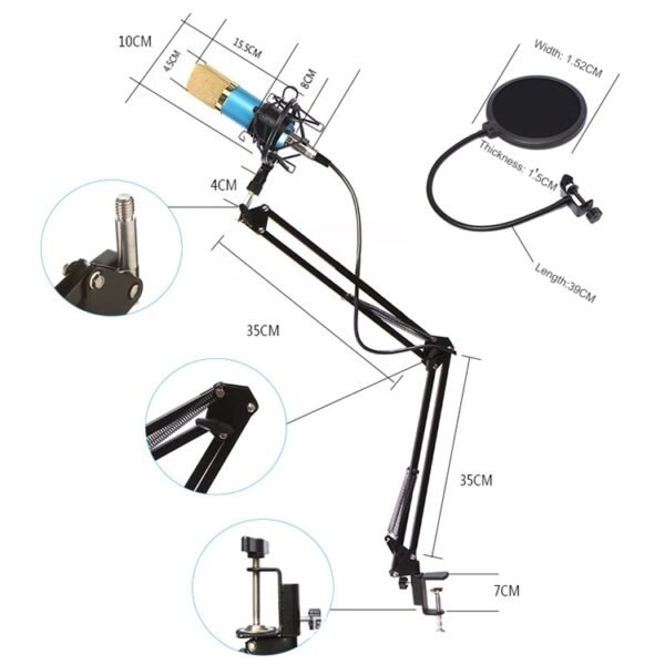 BM-800 Network K-Song Dedicated High-end Metal Shock Mount Micropho... - Image 5