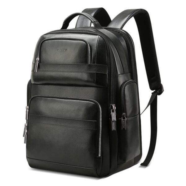 Bopai 851-019811 Large Capacity Anti-theft Waterproof Leathar Backp...