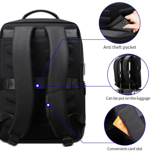 Bopai 61-02511 Business Travel Breathable Waterproof Anti-theft Man...