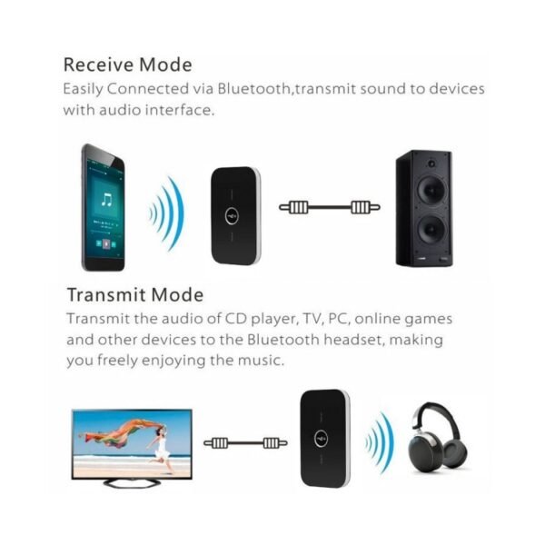 2 in1 B6 HIFI Bluetooth Audio Transmitter Receiver Adapter Portable Audio Player - Image 7