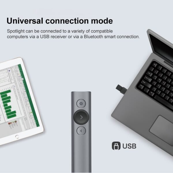 Logitech Spotlight 2.4Ghz USB Wireless Presenter PPT Remote Control... - Image 6