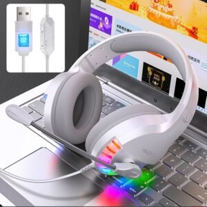 YINDIAO Q2 Head-mounted Wired Gaming Headset with Microphone, Versi...