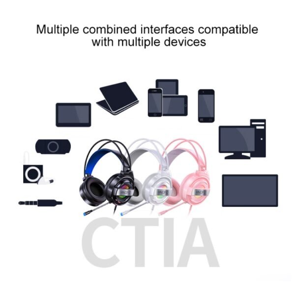 YINDIAO Q3 USB Wired E-sports Gaming Headset with Mic & RGB Light, ... - Image 12