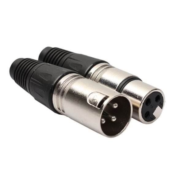 5 Pairs 3 Pin XLR Plug Male + Female Jack Mic Jack Plug Socket Connector - Image 3