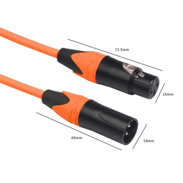 XRL Male to Female Microphone Mixer Audio Cable, Length: 3m... - Image 4