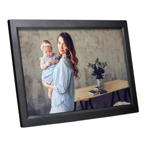 21.5 inch LED Display Digital Photo Frame with Holder & Remote Cont... - Image 4