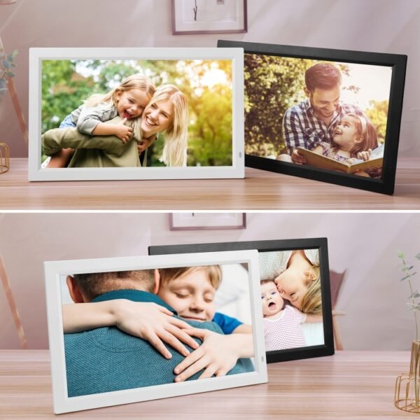 21.5 inch LED Display Digital Photo Frame with Holder & Remote Cont... - Image 2