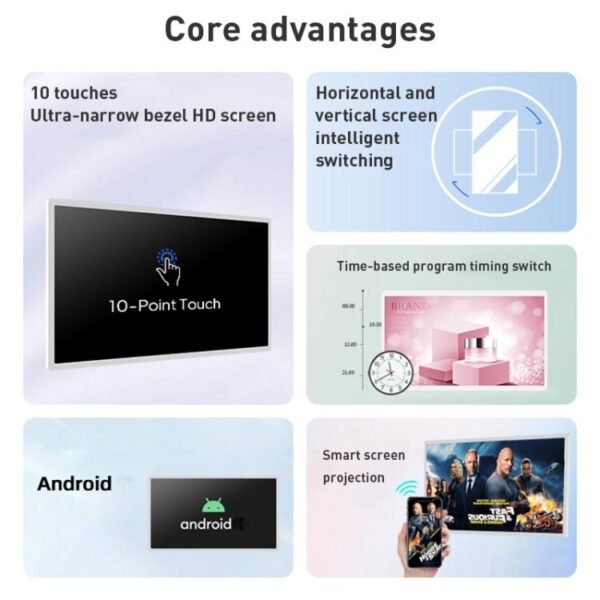 HSD2495T 24 inch IPS Display Advertising Machine Android 14 RK3576S 4GB+32GB, RK3576S 4GB+32GB - Image 3