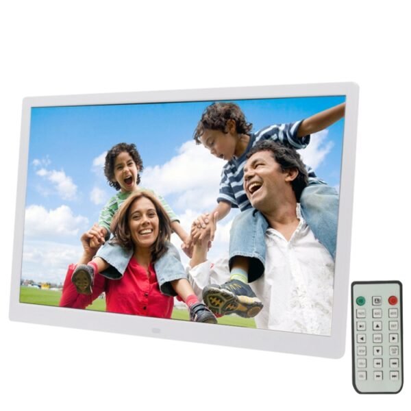 17.0 inch LED Display Digital Photo Frame with Holder / Remote Cont...