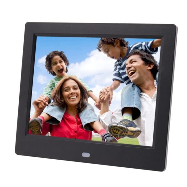 AC 100-240V 8 inch TFT Screen Digital Photo Frame with Holder & Rem... - Image 2