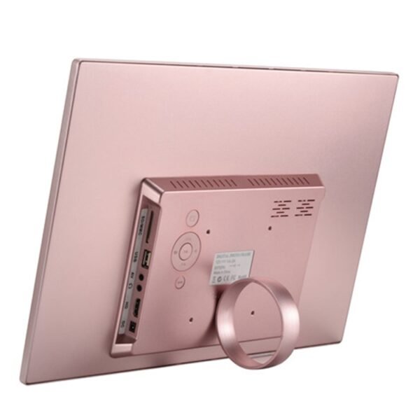 HSD1707 17 inch LED 1440X900 High Resolution Display Digital Photo Frame with Holder and Remote Control, Support SD / MMC / MS Card / USB Port, US Plug(Gold) - Image 4
