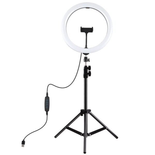 PULUZ 11.8 inch 30cm Light + 1.1m Tripod Mount Curved Surface USB 3... - Image 2