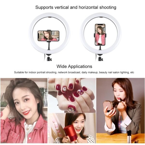 PULUZ 11.8 inch 30cm Light + 1.1m Tripod Mount Curved Surface USB 3... - Image 9