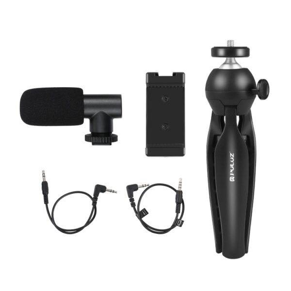 PULUZ Live Broadcast Smartphone Video Vlogger Kits Microphone + Tri... - Image 7