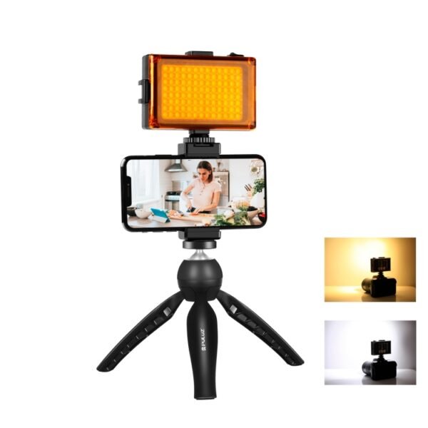 PULUZ Live Broadcast Smartphone Video Light Vlogger Kits with LED L...