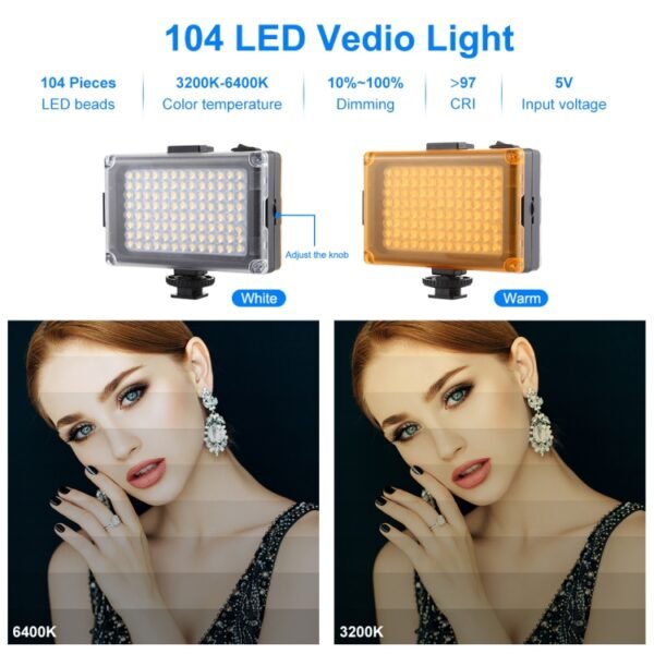 PULUZ Live Broadcast Smartphone Video Light Vlogger Kits with LED L...