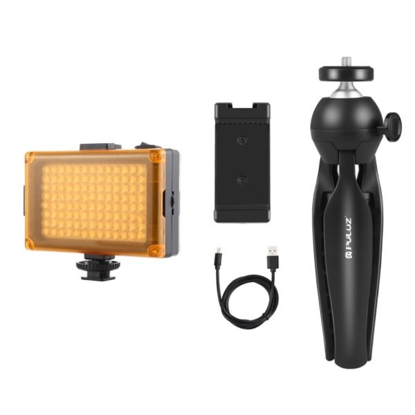 PULUZ Live Broadcast Smartphone Video Light Vlogger Kits with LED L...