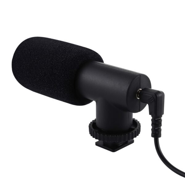 PULUZ 3.5mm Audio Stereo Recording Vlogging Professional Interview Microphone for DSLR & DV Camcorder, Smartphones - Image 2