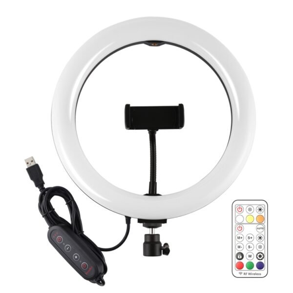 PULUZ 10.2 inch 26cm Curved Surface 168 LED Marquee LED RGBWW Dual-...