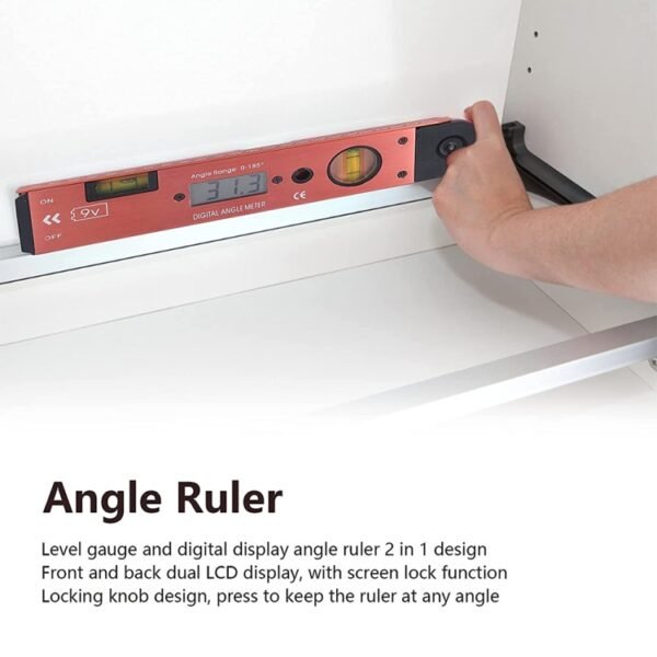Digital LCD Display Angle Meter with Spirit Level - Image 7