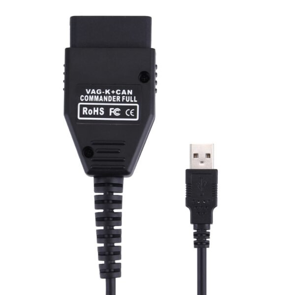 VAG K + CAN Commander Full 1.4 OBDII Diagnostic Tool for Audi / VW(Black) - Image 3